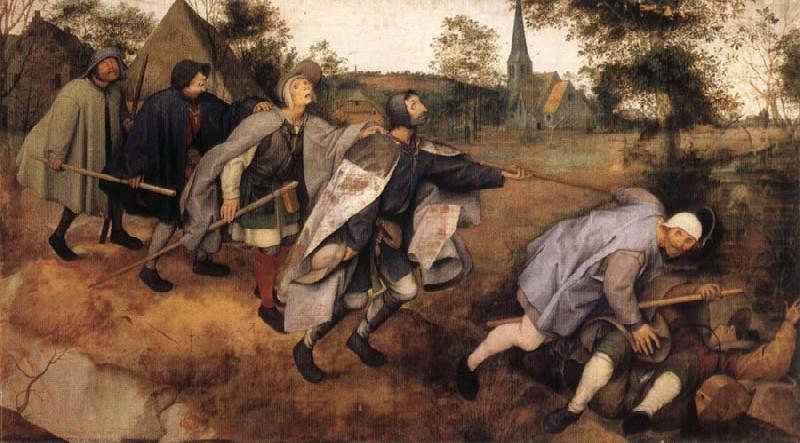 BRUEGEL, Pieter the Elder Parable of the Blind Leading the Blind china oil painting image